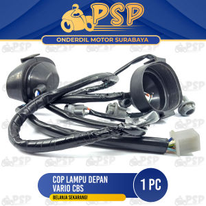 Cop Lampu Depan Vario CBS - Pitingan Fitting Fiting Piting Socket Soket Dop Depan Honda Vario Techno