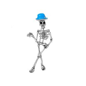 Skull Pin For Women Sturdy Alloy Brooch Gothic for Parties Daily Wear Secure Closure Gifts Addition