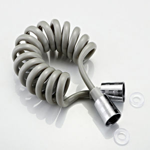 Retractable Spring Hose 1.5M 2M  Water Inlet Hose Aluminum Alloy Cap
