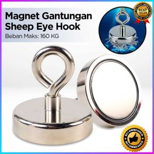 COD STDECOR Magnet Gantungan Sheep Eye Hook Strong Neodymium - SNF36 SNF42 LNF60 / magnet gantung super kuat viral terlaris terbarus ukuran kecil mini buat pancing benda logam berharga di danau sungai terbaik viral paling di cari rekomended bahan tren top