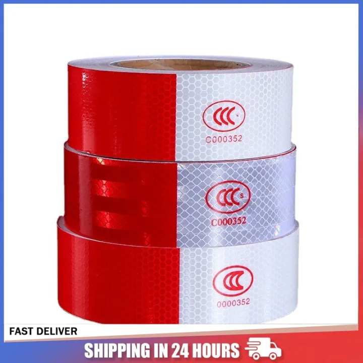 [Fast Shipping] 30M Truck Arrow Reflective Tape Safety Warning Marker ...