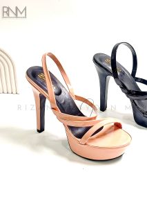 Heels 12 cm Glossy Thali RNM High Heels Wanita Sepatu Hak Tinggi RNM.Market