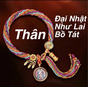 VÒNG TAY NGŨ SẮC TÁI SINH PHẬT BẢN MỆNH 12 CON GIÁP KÈM CHÚ LĂNG NGHIÊM TẶNG HỘP ĐỰNG