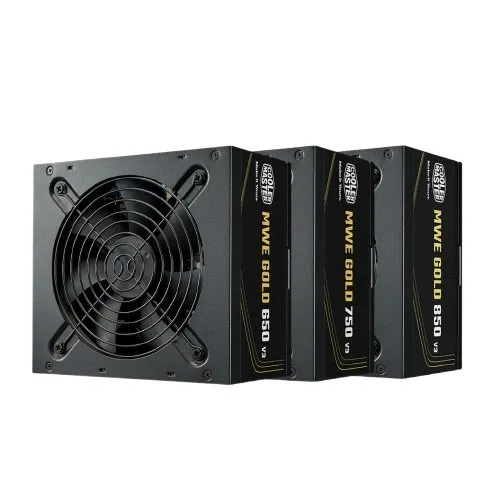Cooler Master MWE Gold V3 ATX 3.1 Non-Modular Series | 550W / 650W / 750W / 850W