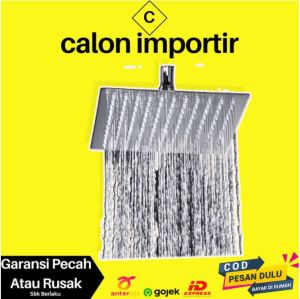 Shower Kamar Mandi Variasi Estetik Kotak 8 Inch 305gr Square High Quality Material Mewah Murah Ori