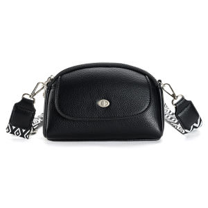 GStar Women Fashion Simple PU Leather Crossbody Bag with Wide Strap Multifunctional Small Sling Bag Handphone Bag Mobile Phone Bag