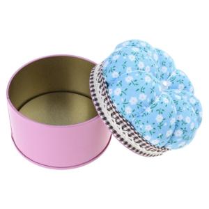 Flower Sewing Pin Cushion with Storage Box for Sewing Pin Thread Bobbins Beads Needle Thimble Button and Accessories
