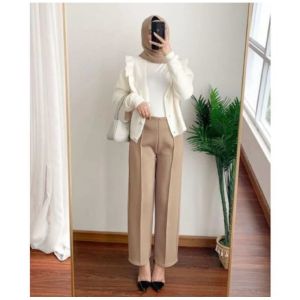 Loose pant wanita| trousers wanita | celana anti kusut | celana kulot wanita | celana wanita | celana kantor formal/casual/kulot scuba