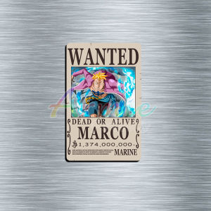 Whitebeard Pirates | One Piece Wanted Posters ATM Size Ref Magnets