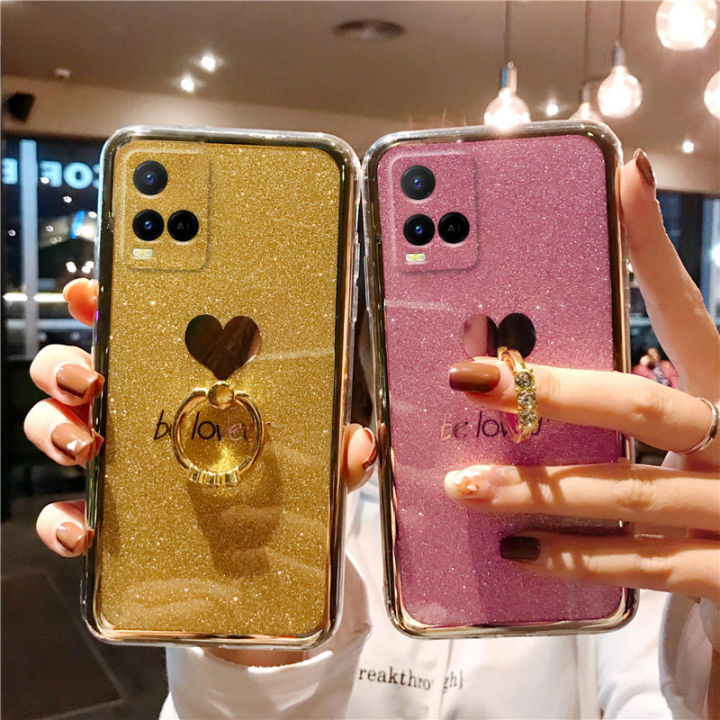 Phone Casing Samsung A55 5G A35 5G A25 5G A15 5G with Ring Holder Shiny ...