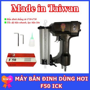 Máy Bắn Đinh Gỗ F50 Dùng Hơi Đài Loan - TCK - Tặng hộp 5000 đinh gỗ F30 - Bảo Hành 6 Tháng