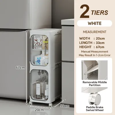 🇸🇬Koala Home🔥 Slim Cabinet/kitchen cabinet / Plastic Storage Drawers / kitchen Organizer Shelf Rack