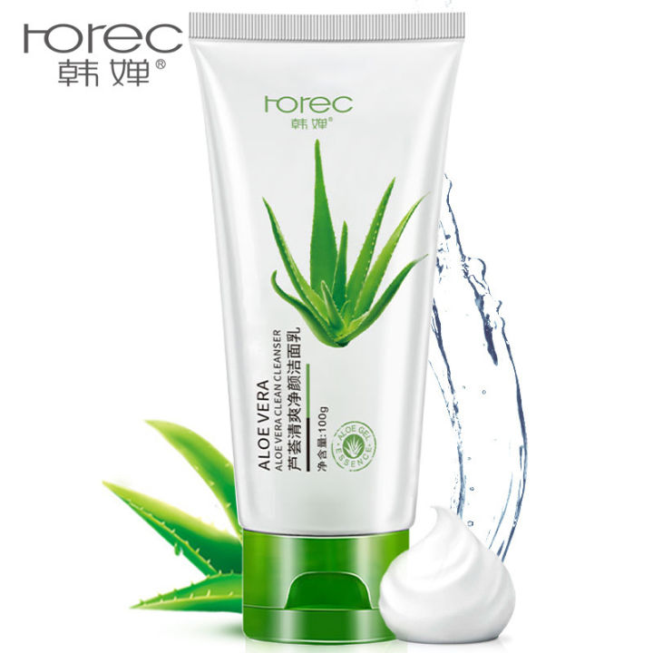 ROREC Aloe Vera Facial Foam Cleanser 100g | Lazada