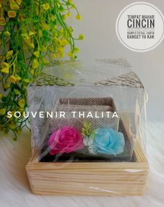 Souvenir Pernikahan Tempat Mahar Perhiasan Cincin