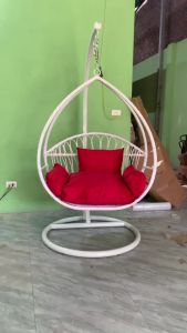 Xích đu Phoenix cao cấp giả mây lõi thép HEALHOMES thư giãn decor ban công sân vườn quán cafe