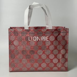 LIONPIE Gift Tote Bag for Festivals & Parties Shimmer Finish Gift Tote Bag Non-Woven Party Packaging Bag