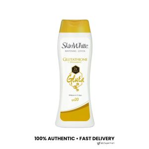 SkinWhite Lotion SPF20 200mL or 100mL– Power Whitening & Glutathione + Vitamin C Body Lotion