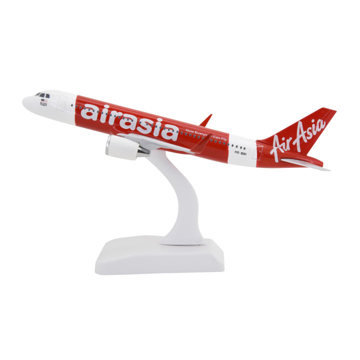 1 200 7.6inch Air Bus A320 Airasia Airline Metal Resin Airplane Model Plane Toy Plane Model 819 Lazada