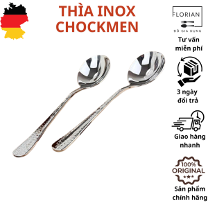 Thìa CHOCKMEN thìa inox thìa vân kim cương thìa phở thìa cơm thìa cán dài muỗng inox cán dài