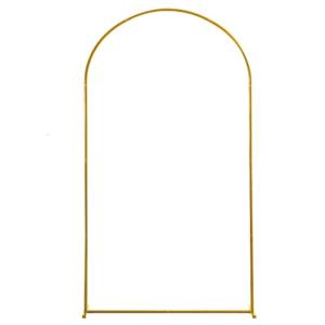 Metal Curved Backdrop Stand 5 Size Option Birthday Wedding Decoration Gold Frame