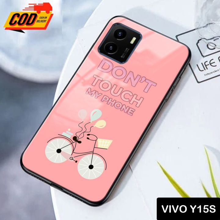 Softcase Glass Kaca Vivo Y15s Terbaru 2021 [GL98] Case Vivo