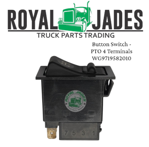 PTO 4 Terminals Button Switch WG9719582010 - 1pc