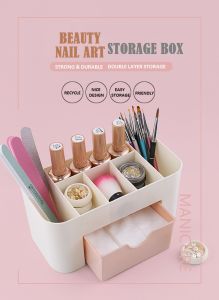 EDEMS Makeup Storage Box Cosmetic Case Lipstick Case Remote Control Case Desktop Organizer Kotak Penyimpanan Solek Kosmetik Kotak Gincu Kotak Simpanan Barang