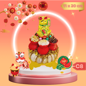 `Bông Tỏi Ông Địa Ngũ Hành Mèo Neko - TỎI CÁT TƯỜNG