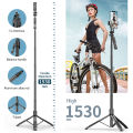 Remax L16 Tripod Bluetooth Selfie Stick Gimbal Stabilizer Camera Tripod 1600mm with Remote Control Gimbal Stabilizer. 