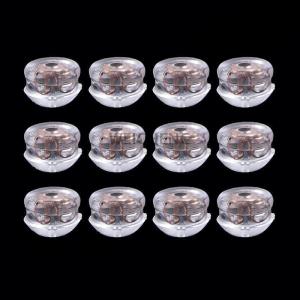 [COD] WEICHENG 10Pcs Soft Clear Earnuts Earrings Backs Plugs Stoppers Findings Useful Jewelry