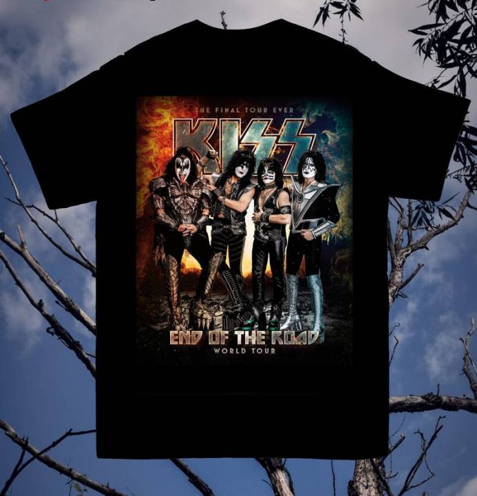 【💥พร้อมส่ง💥】👕 Hot Kiss Tour 2023 จุดสิ้นสุดของถนนเสื้อยืดวงร็อค ...