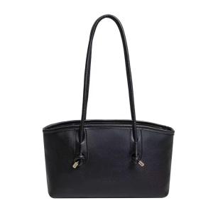 HY BAG #2029 FASHION WOMENS FAUX LEATHER TOTE BAG SHOULDER BAG WITH KNOT DETAILS SUITABLE FOR CASUAL OUTINGS