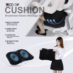 Đệm Lót Ghế PVC Dẻo Hạt Massage 44x34cm | Đệm Ngồi Thoáng Khí Cho Văn Phòng Và Ô Tô