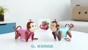 Đồng hồ dây leo Đồ chơi hình con khỉ cho niềm vui sáng tạo quanh co lên đồ chơi lò xo Kiddie học giáo dục tốt động cơ kỹ năng t