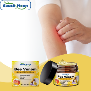 South Moon Bee Venom Skin Care Cream nourishes moisturizes smooths and is skin-friendly. It is a daily care skin care cream