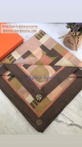 ADNEY SERIES BY DEENAY SIZE 115 X115CM BAHAN VOAL FINISHING SEWING KERUDUNG SEGIEMPAT MURAH hijab