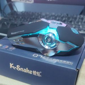 K-SNAKE Q7 WIRED  MECHANICAL GAMING MOUSE MULTI-COLOR ILLUMATED USB 4000DPI