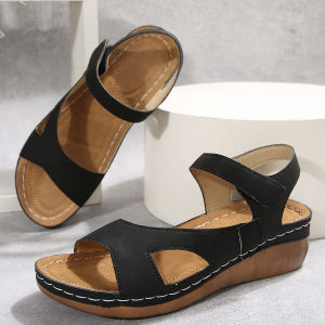 [Free Shipping] 2026 New Style Sandals Featuring Floral Patterns Thick Soles Fashionable Designs And Available In Larger Sizes For Women Lightweight WomenS Sandals With Adjustable Straps