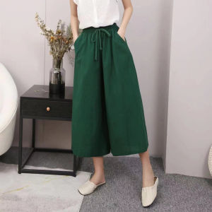 X.W.SHOP  กางเกงแฟชั่นขายาวทรงหลวม  เนื้อผ้าคุณภาพดี ไม่ยับง่าย  ใส่สวยสุดปังสไตล์เกาหลี   รุ่น810-3#