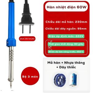 Mỏ Hàn Thiếc 60W Dao Cắt Nhựa Bằng Điện Đa Năng Cầm Tay Tiện Dụng Cho Mọi Công Việc Gia Đình Cao Cấp