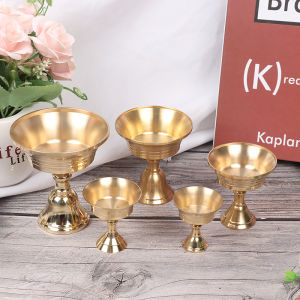 songduanshi Multi-Size Golden Copper Alloy Candle Holder Candlestick Candelabrum Home Decor