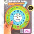 Roda Pintar Membaca Mengenal Menulis Huruf Hijaiyah Disertai 6 Tanda Harakat Huruf Bisa Ditembalkan Untuk Belajar Mengaji Pemula Anak Usia Dini. 