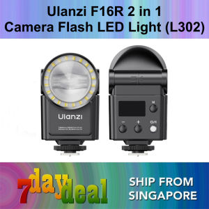 Ulanzi F16R 2 in 1 Camera Flash + Bi-Color Continuous LED Light (L302)