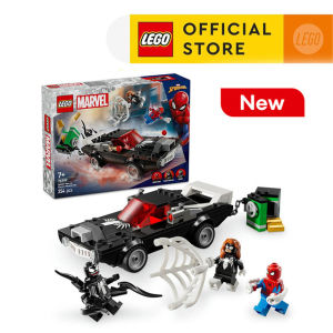 LEGO Super Heroes Marvel 76309 Spider-Man vs. Venom Muscle Car (254 Pieces) Super Heroes Toys (7 Tahun+)