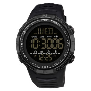 SANDA Fashion Military Watches Men 50M Waterproof Mens Alarm Sports Watches LED Electronic Rubber Quartz Wristwatches