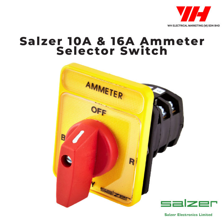 Salzer 16A Ammeter Selector Switch Lazada