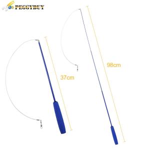 【New Arrival】 Colorful Feather Teaser Wand for Cats Interactive Play Toy for Exercise