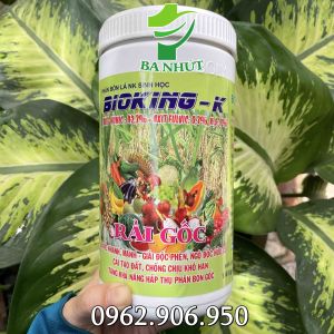 Phân Hữu Cơ Sinh Học BIOKING - K Rải Gốc Ra Rễ Nhanh Mạnh Giải Độc Phèn Cải Tạo Đất