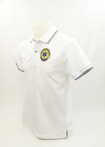 💥เสื้อโปโลขาว สพฉ. พื้นเหลือง รุ่นใหม่ สถาบันการแพทย์ฉุกเฉินแห่งชาติ  ผ้าเกรดแบรนด์เนม นุ่มลื่นใส่สบาย
