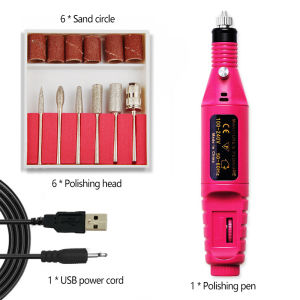 【Ready Stock】Mini Electric Grinding Pen 100-240v Small Electric Grinding Pen Set Suitable For Polishing Grinding Drilling Carving Diy Manicure 迷你电动打磨笔